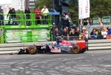 Fechado com a STR, mais jovem da F-1 bate em exibição na Holanda
