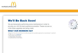 McDonald's tira do ar site que aconselhava funcionários a evitar fast food (Foto: Reprodução)