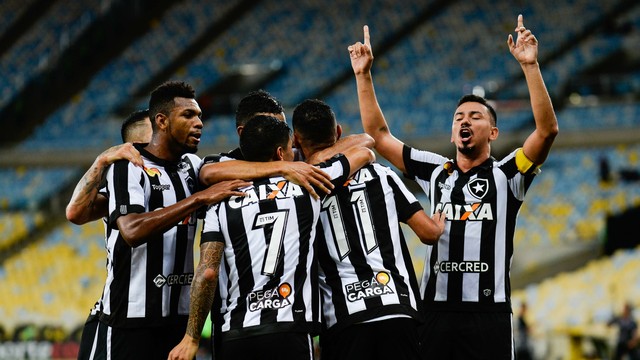Comemoração Botafogo (créditos: CLEVER FELIX/AGÊNCIA O DIA/ESTADÃO CONTEÚDO)