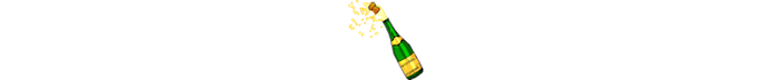 Emoji garrafa de champagne com rolha estourando (Foto: Divulgação/Consórcio Unicode)