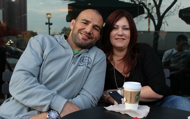 Glover Teixeira esposa Ingrid MMA (Foto: Adriano Albuquerque)