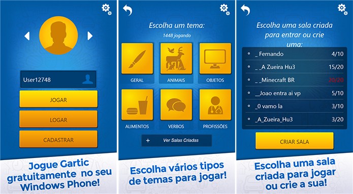 Gartic é um jogo de desenhos e adivinhação para Windows Phone (Foto: Divulgação/Windows Phone Store)