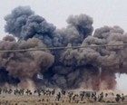 Coalizão pede que Rússia não ataque rebeldes (Hadi Al-Abdallah via AP video)