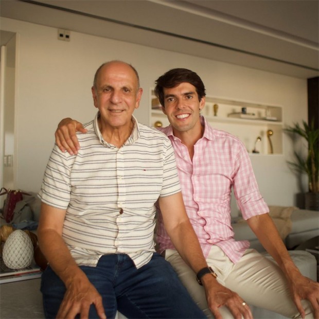 Kaká e o pai, Bosco (Foto: Reprodução / Instagram ) Kaká e o pai, Bosco (Foto: Reprodução / Instagram )
