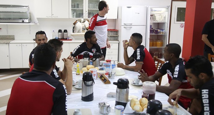 São Paulo reapresentação (Foto: Rubens Chiri/site oficial do SPFC)