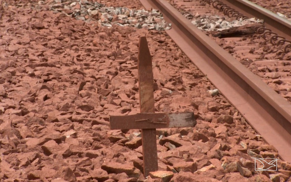 Relatório da ANTT diz que entre janeiro de 2015 e abril de 2017 foram registrados 12 mortes na Ferrovia Carajás (Foto: Reprodução/ TV Mirante)