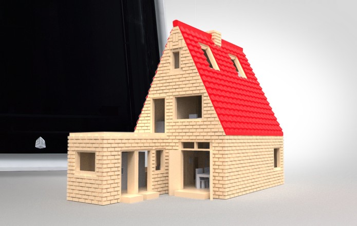 CubePro é capaz de fazer casa em miniatura e diversos outros objetos (Foto: Divulgação) CubePro é capaz de fazer casa em miniatura e diversos outros objetos (Foto: Divulgação)