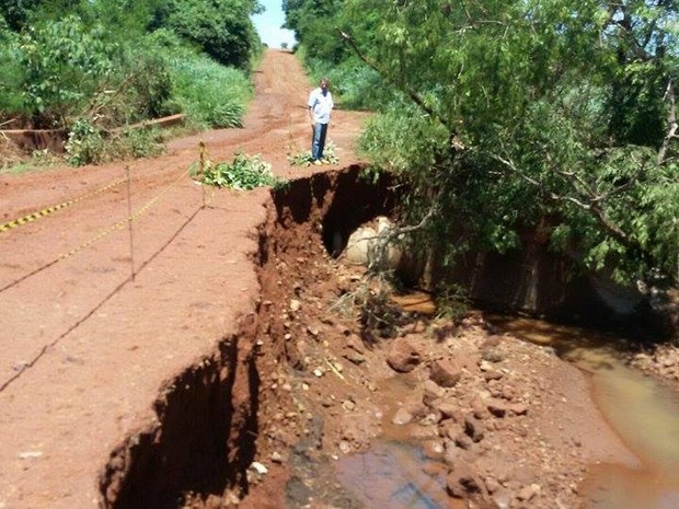 Laguna Carapã é 21º município de MS a decretar emergência após chuvas (Foto: Divulgação/Prefeitura de Laguna Carapã)