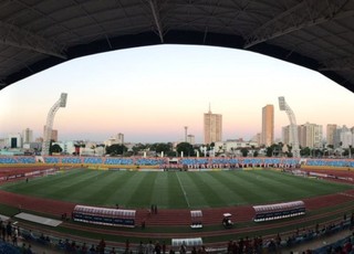 Estádio Olímpico de Goiânia - Atlético-GO x Joinville - Série B 2016 (Foto: Victor Hugo Araújo / TV Anhanguera)