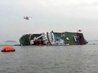 Coreia do Sul inicia resgate de navio que afundou com estudantes
