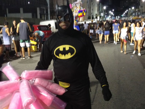 Newton Santana no Furdunço, em Salvador (Foto: Henrique Mendes/ G1)