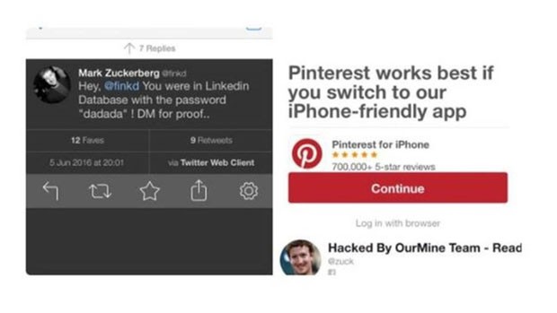 Usuário Ben Hall (https://twitter.com/Ben_Hall) postou uma foto do Pinterest de Zuckerberg. (Foto: BBC)
