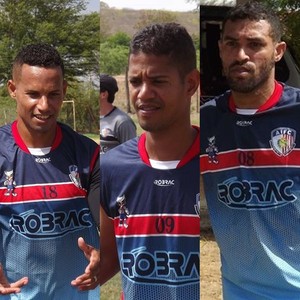 Bebeto, Mizael e Paulista, Afogados da Ingazeira (Foto: Romário Silva/Ascom Afogados da Ingazeira FC) Bebeto, Mizael e Paulista, Afogados da Ingazeira (Foto: Romário Silva/Ascom Afogados da Ingazeira FC)