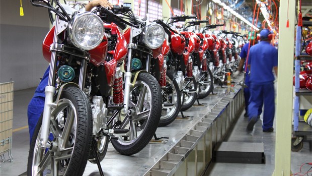 Produção; motos; suzuki (Foto: Rafael Miotto/ G1)
