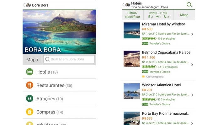 TripAdvisor tem app para Android, iOS, Windows Phone e Nokia (Foto: Divulgação)