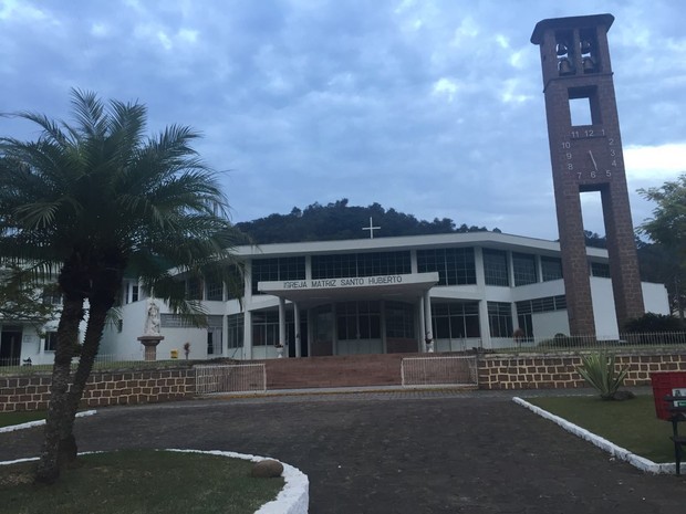 Padre atuava em igreja de Ibirama, no Vale do Itajaí (Foto: Osvaldo Sagaz/RBS TV)