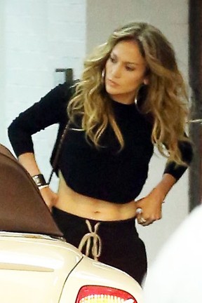 X17 - Jennifer Lopez em Los Angeles, nos Estados Unidos (Foto: X17online/ Agência)