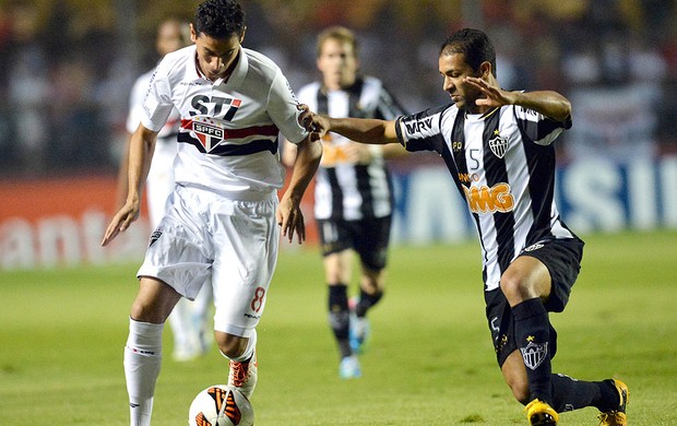 Ganso Pierra jogo São Paulo Atlético-MG Libertadores (Foto: AFP)