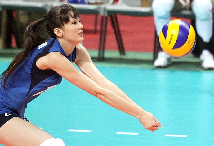 Sabina Altynbekova, vôlei Cazaquistão (Foto: Divulgação / AVC)