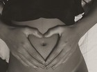 Yanna Lavigne mostra barriguinha no sexto mês de gravidez: 'Festa'