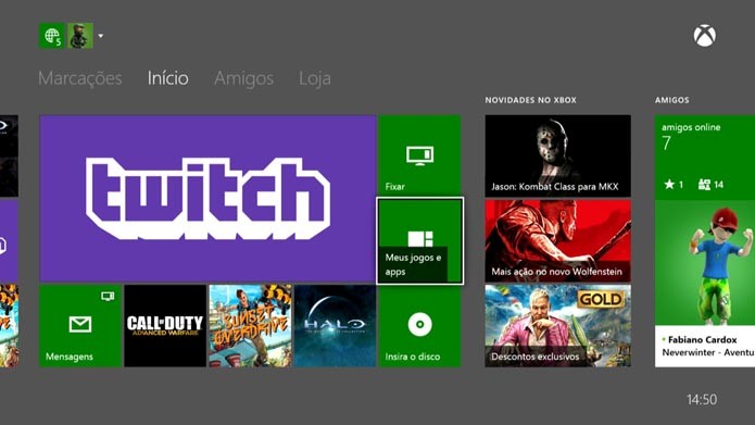 Xbox One: como enviar mensagens de voz para outros jogadores (Foto: Reprodução/Murilo Molina)