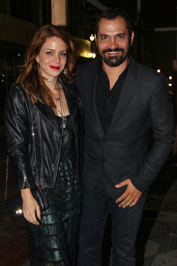  Leandra Leal com o marido e aniversariante, Alexandre Youssef (Foto: Manuela Scarpa/Photo Rio News)