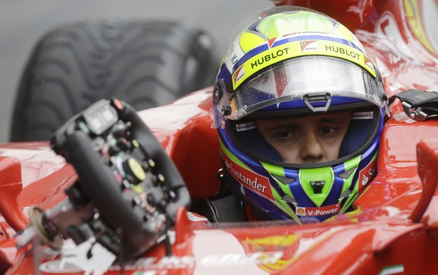 Felipe Massa no fim de semana do GP da Bélgica de Fórmula 1 (Foto: AP)