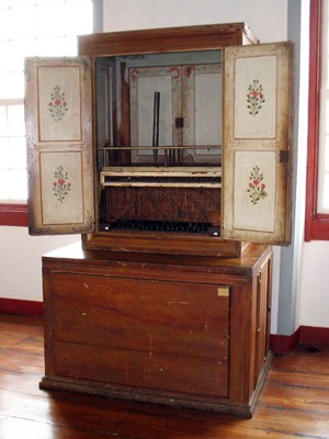 Órgão de tubos Museu Regional São João del Rei (Foto: Museu Regional de SJDR/Acervo)