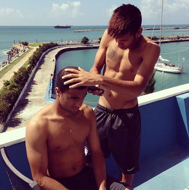 Lucas e Neymar (Foto: Reprodução / Instagram)