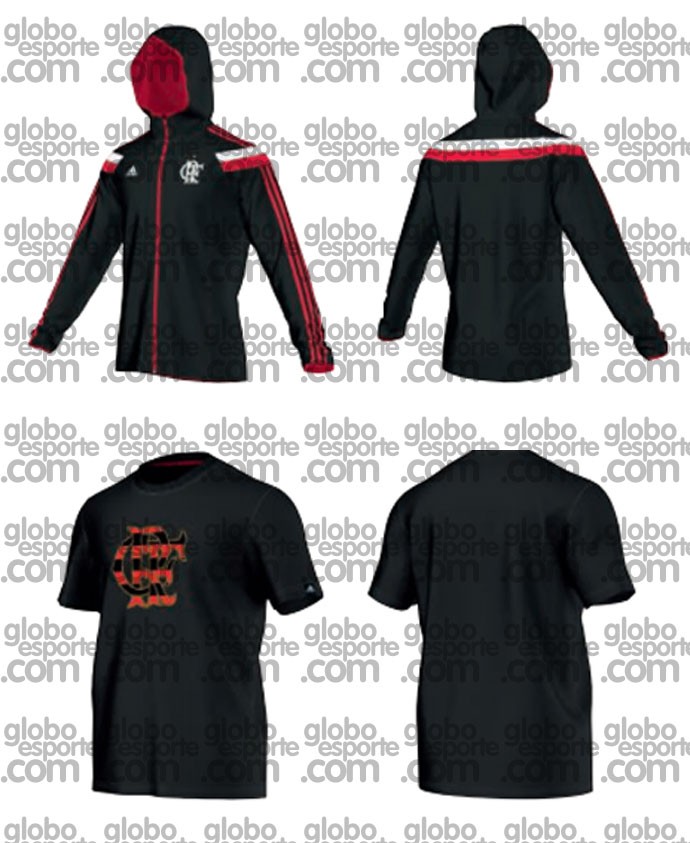 Nova camisa casaco Flamengo