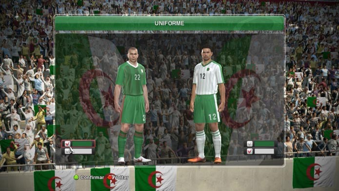 Argélia ficou com uma versão verde e genérica (Foto: Reprodução/Murilo Molina)