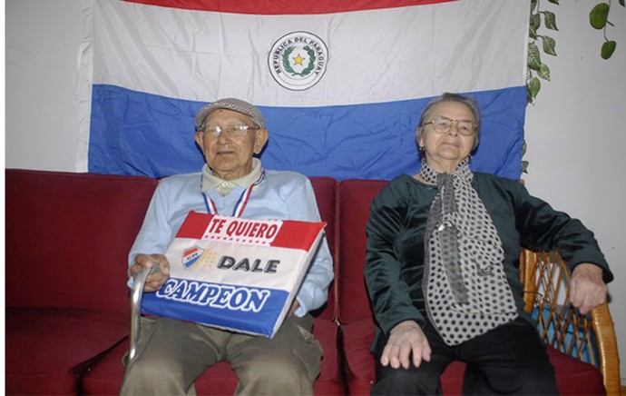 torcedor nacional paraguai (Foto: Nestor Soto/Conmebol) torcedor nacional paraguai (Foto: Nestor Soto/Conmebol)
