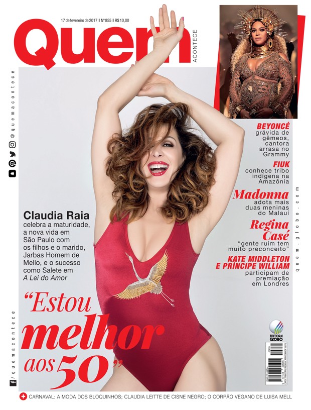 Capa Claudia Raia (Foto: Editora Globo)