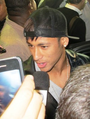 Neymar na Vila Belmiro (Foto: Marcelo Hazan)