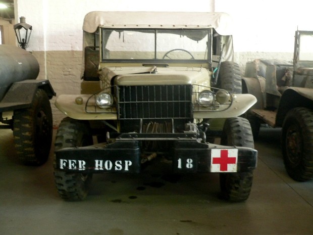 Museu em Caçapava recebe veículos utilizados na segunda Guerra Mundial (Foto: Divulgação/Prefeitura de Caçapava)