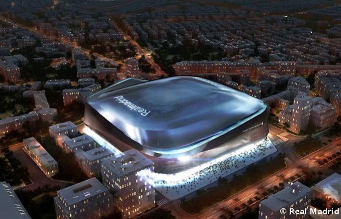 Apresentação maquete estádio Real Madrid Santiago Bernabéu (Foto: Reprodução / Site Oficial do Real Madrid)