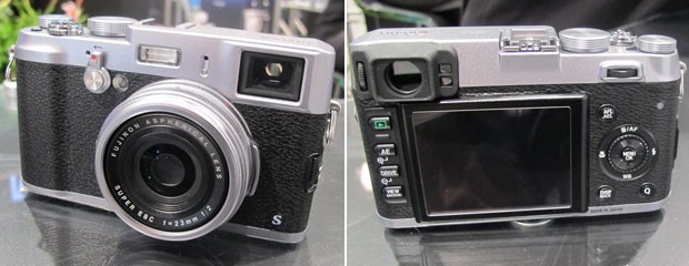 Câmera com design retrô da Fuji faz fotos com resolução de 16,3 MP (Foto: Daniela Braun/G1)