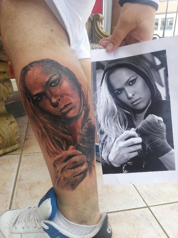 Fã Ronda Rousey tatuagem (Foto: Reprodução)