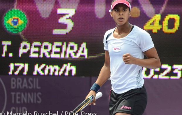 A tenista Teliana Pereira espera que sua conquista possa incentivar o tênis feminino no Brasil (Foto: Divulgação)