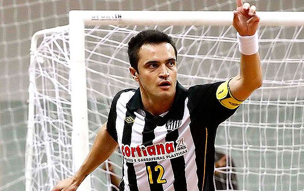 falcão santos futsal (Foto: Ricardo Saibun/Divulgação Santos F.C.)