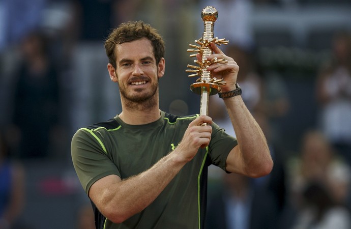 Andy Murray campeão Masters Madri (Foto: REUTERS/Sergio Perez)