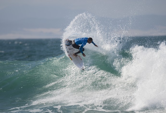 Wiggolly Dantas em ação na etapa de Jeffreys Bay pelo Mundial de Surfe 2015 (Foto: Divulgação / WSL) Wiggolly Dantas em ação na etapa de Jeffreys Bay pelo Mundial de Surfe 2015 (Foto: Divulgação / WSL)