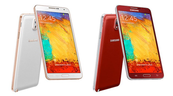 Novas cores do Galaxy Note 3 (Foto: Divulgação)