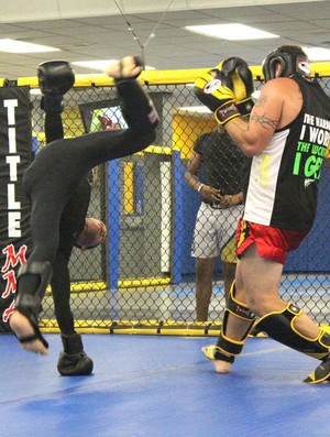 Treino UFC Anthony Pettis (Foto: Evelyn Rodrigues)