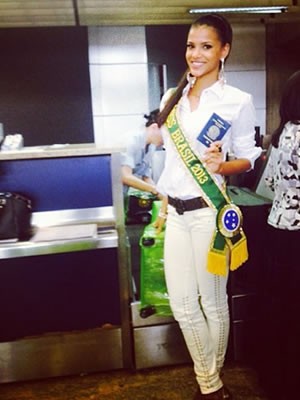 Miss Brasil viaja para a Rússia (Foto: Reprodução/Instagram)