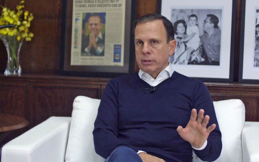 Prefeito João Doria diz que próximo presidente deve ser um 'gestor' e minimiza ascensão de Jair Bolsonaro  (Foto: Felipe Souza/BBC Brasil)