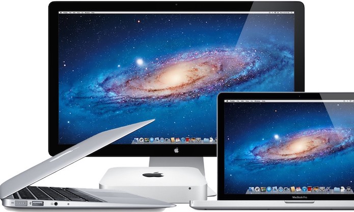 Diferentes modelos de MAC (Foto: Divulgação/Apple)