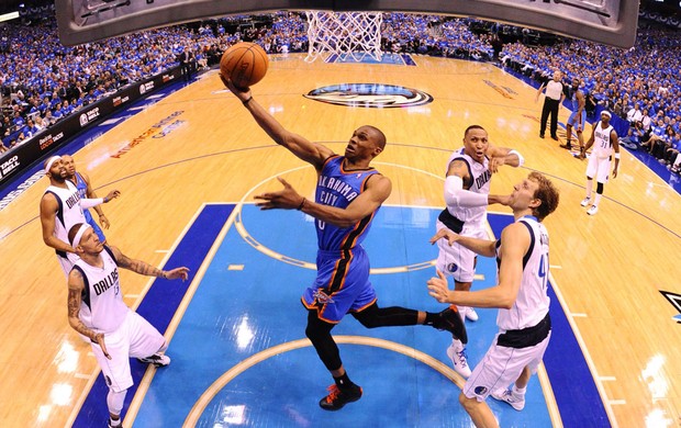 Russell Westbrook Dallas x Oklahoma (Foto: EFE) Russell Westbrook Dallas x Oklahoma (Foto: EFE)