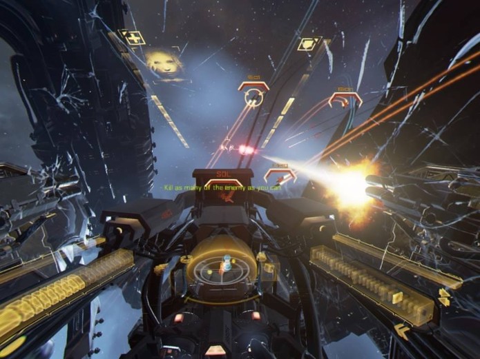 EVE Valkyrie (Foto: Reprodução/Felipe Vinha)
