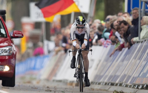 ciclismo Judith Arndt campeã mundial (Foto: AP)